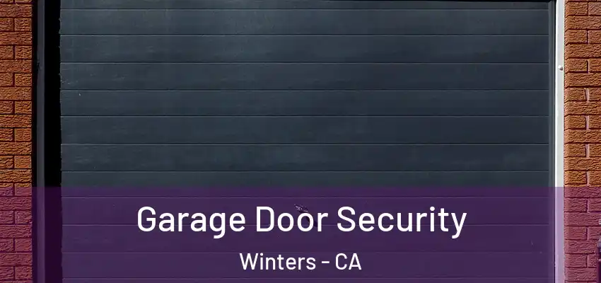  Garage Door Security Winters - CA
